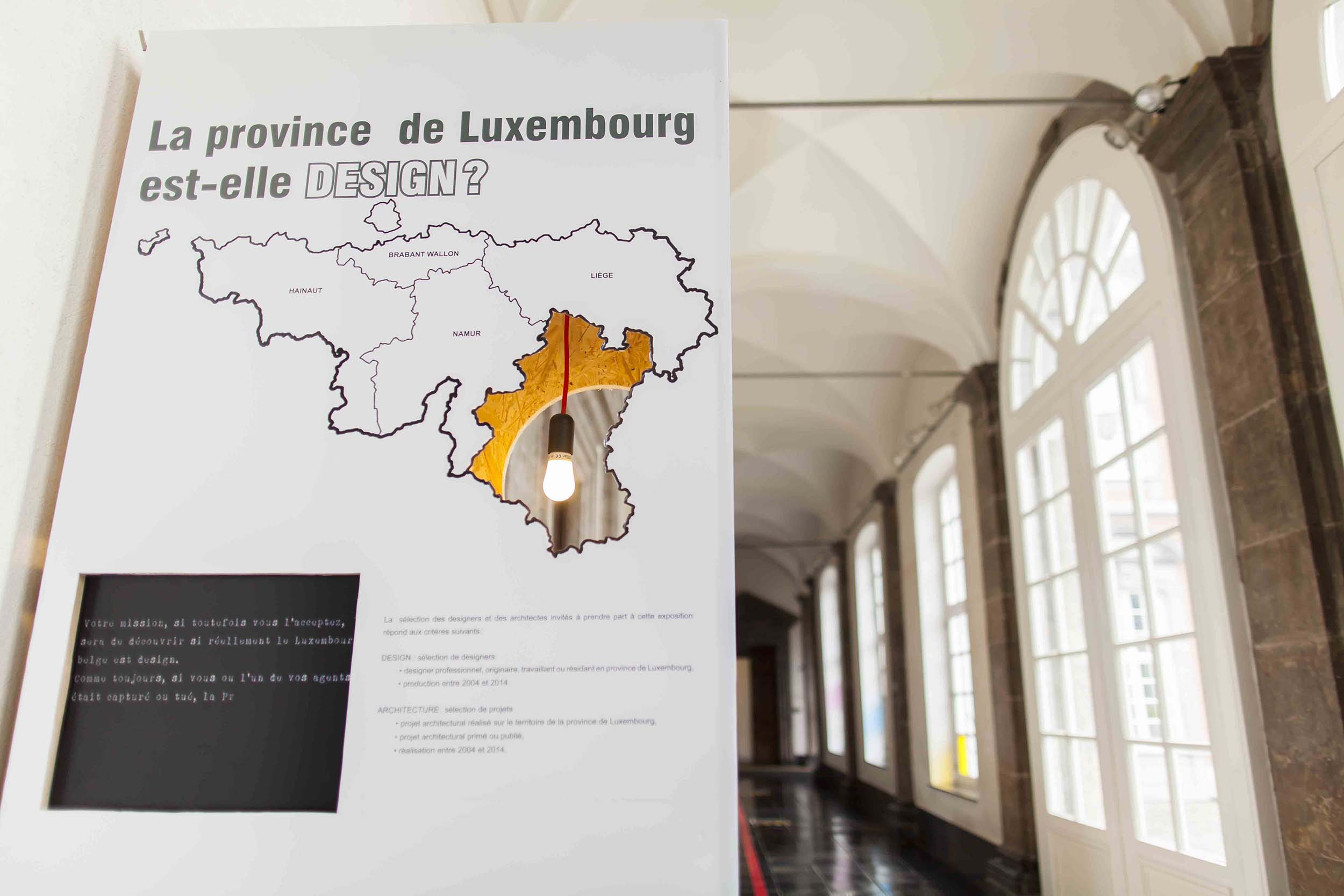 LA PROVINCE DE LUXEMBOURG EST-ELLE DESIGN?